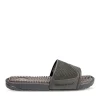 Claquettes NOIR Homme Motif Uni A Enfiler