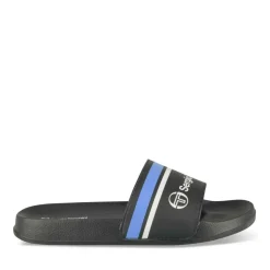 Claquettes NOIR Homme Motif Uni A Enfiler
