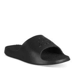Claquettes NOIR Homme Motif Uni A Enfiler