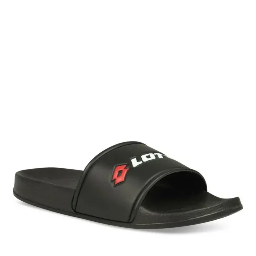Claquettes NOIR Homme Motif Uni