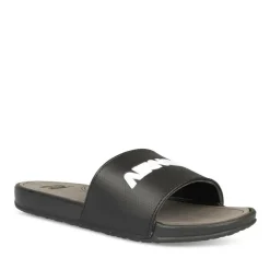 Claquettes NOIR Homme Motif Uni
