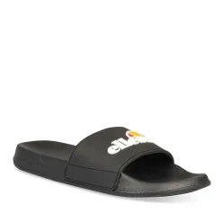 Claquettes NOIR Homme Motif Uni