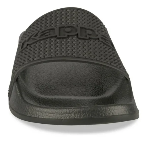 Claquettes NOIR Homme Motif Uni A Enfiler