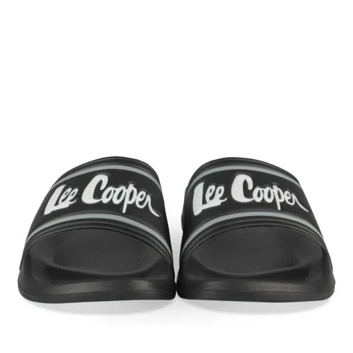 Claquettes NOIR Homme Motif Uni A Enfiler