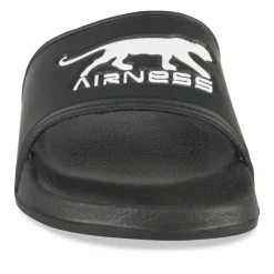 Claquettes NOIR Homme Motif Uni A Enfiler
