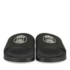 Claquettes NOIR Homme Motif Uni A Enfiler