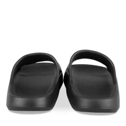 Claquettes NOIR Homme Motif Uni A Enfiler