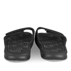 Claquettes NOIR Homme Motif Uni A Enfiler