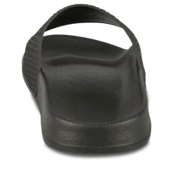 Claquettes NOIR Homme Motif Uni A Enfiler