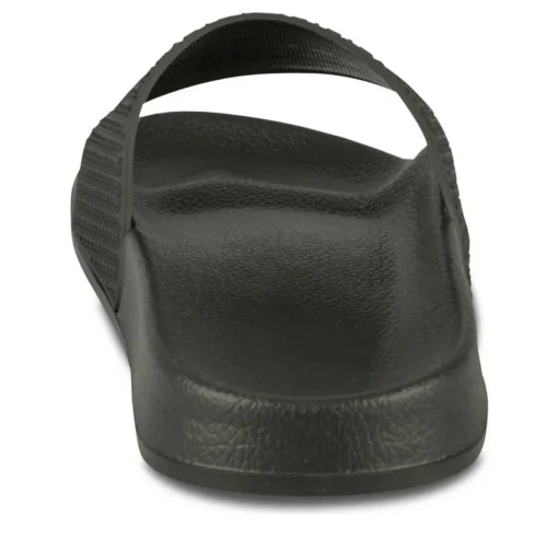 Claquettes NOIR Homme Motif Uni A Enfiler