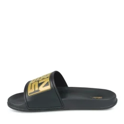 Claquettes NOIR Homme Motif Uni