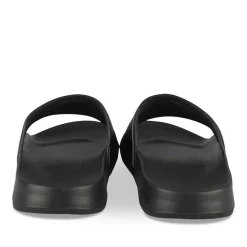 Claquettes NOIR Homme Motif Uni A Enfiler