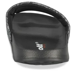 Claquettes NOIR Homme Motif Uni A Enfiler