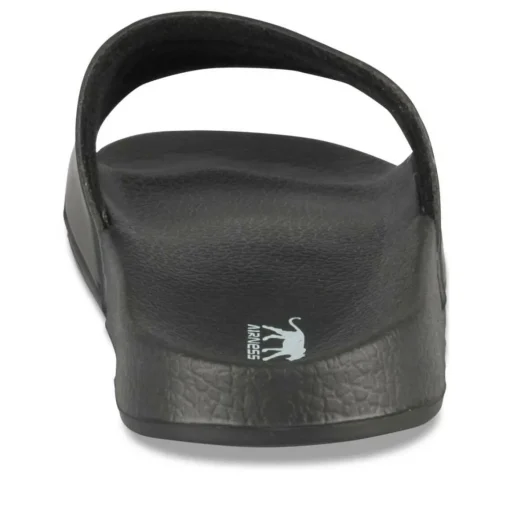 Claquettes NOIR Homme Motif Uni A Enfiler