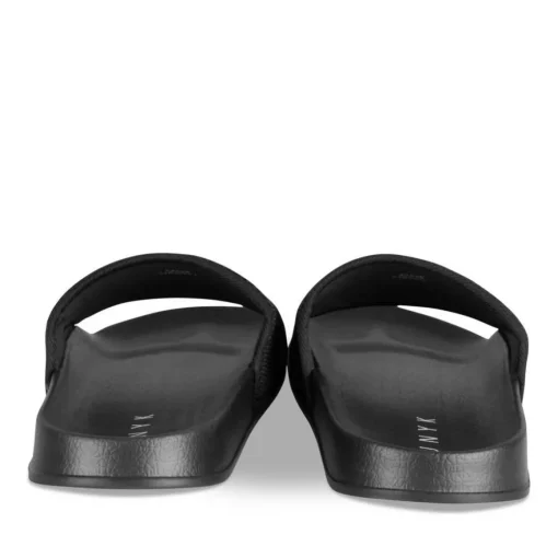 Claquettes NOIR Homme Motif Uni A Enfiler