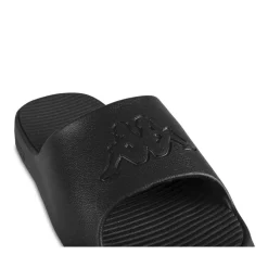 Claquettes NOIR Homme Motif Uni A Enfiler