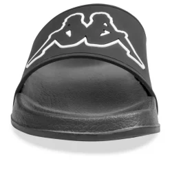Claquettes NOIR Homme Motif Uni A Enfiler