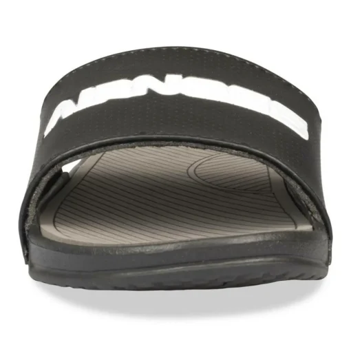 Claquettes NOIR Homme Motif Uni