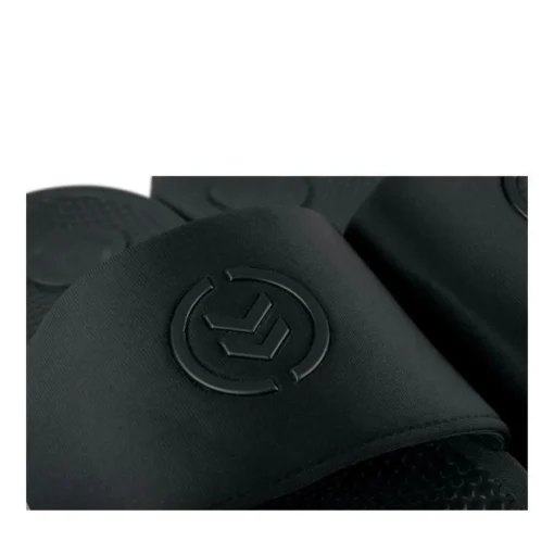 Claquettes NOIR Homme Motif Uni A Enfiler