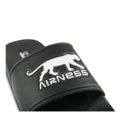 Claquettes NOIR Homme Motif Uni A Enfiler