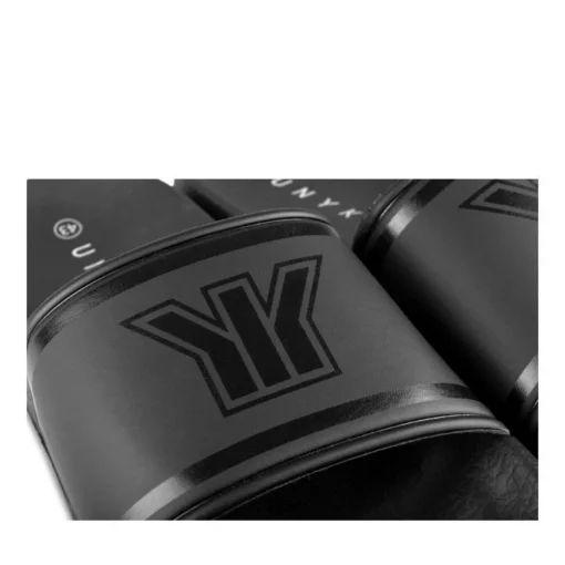 Claquettes NOIR Homme Motif Uni A Enfiler