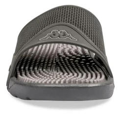 Claquettes NOIR Homme Motif Uni A Enfiler