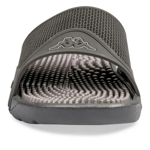 Claquettes NOIR Homme Motif Uni A Enfiler