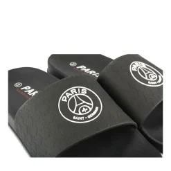 Claquettes NOIR Homme Motif Uni A Enfiler