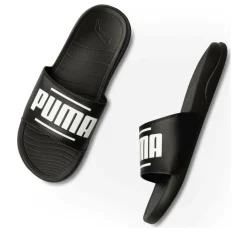Claquettes NOIR PUMA Popcat