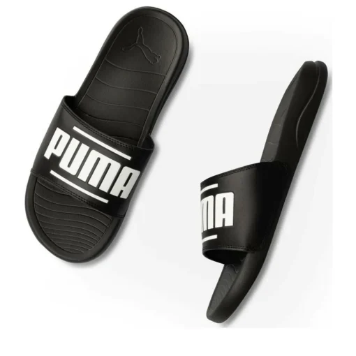 Claquettes NOIR PUMA Popcat