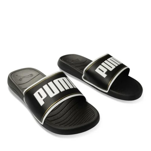 Claquettes NOIR PUMA Popcat