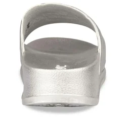 Claquettes Plage ARGENT Femme Motif Uni