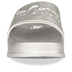 Claquettes Plage ARGENT Femme Motif Uni