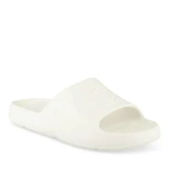 Claquettes Plage BEIGE Femme Motif Uni A Enfiler