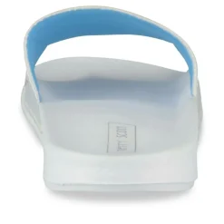 Claquettes Plage BLEU Femme Motif Uni A Enfiler