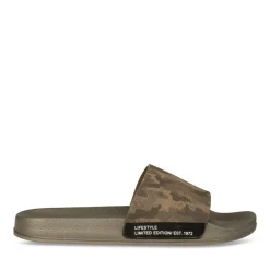 Claquettes Plage KAKI Homme