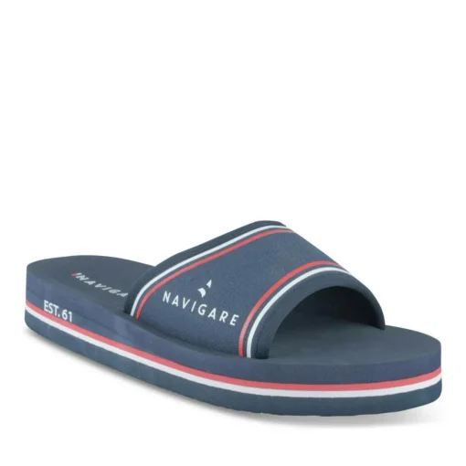 Claquettes Plage MARINE Homme Motif Uni A Enfiler