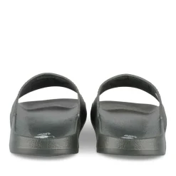 Claquettes Plage NOIR Femme Motif Uni A Enfiler