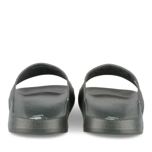 Claquettes Plage NOIR Femme Motif Uni A Enfiler