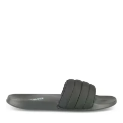 Claquettes Plage NOIR Homme Motif Uni A Enfiler