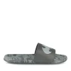 Claquettes Plage NOIR Homme Motif Uni A Enfiler