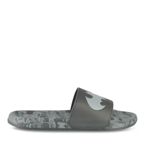 Claquettes Plage NOIR Homme Motif Uni A Enfiler