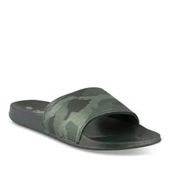 Claquettes Plage NOIR Homme Motif Camouflage A Enfiler