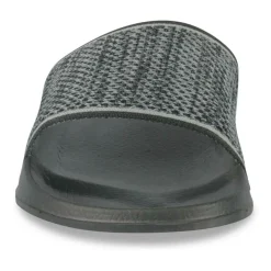 Claquettes Plage NOIR Homme Motif Uni A Enfiler