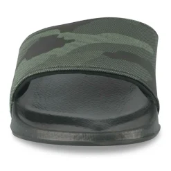 Claquettes Plage NOIR Homme Motif Camouflage A Enfiler
