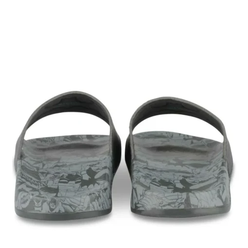 Claquettes Plage NOIR Homme Motif Uni A Enfiler