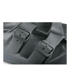 Claquettes Plage NOIR Homme Motif Uni A Enfiler
