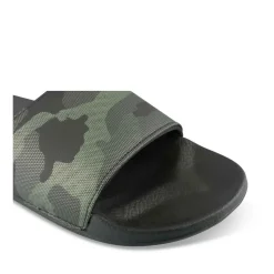 Claquettes Plage NOIR Homme Motif Camouflage A Enfiler