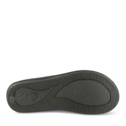 Claquettes Plage NOIR Homme Motif Uni A Enfiler