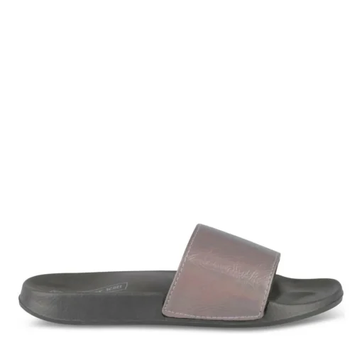 Claquettes Plage PEWTER Femme Motif Uni A Enfiler